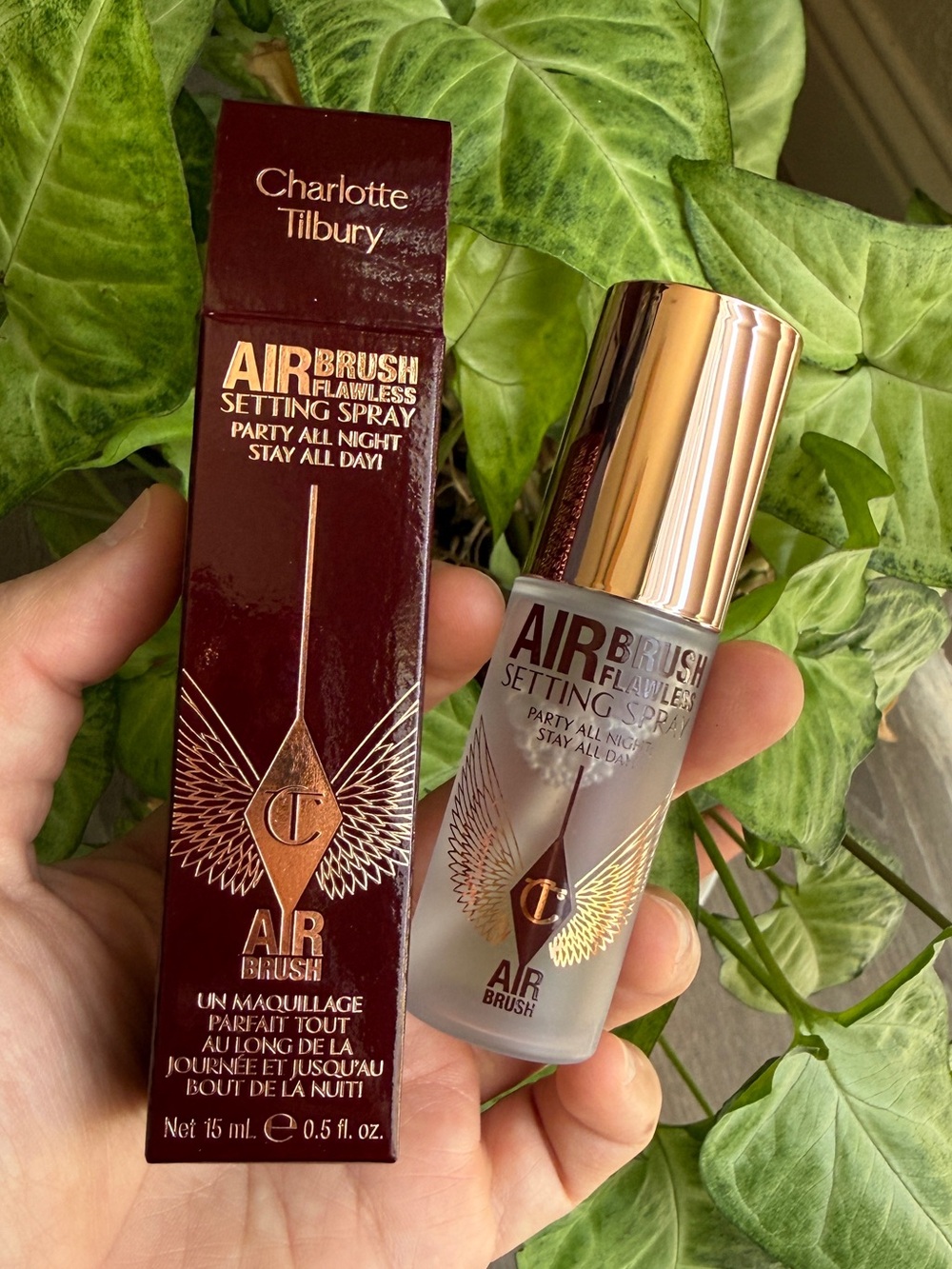 Charlotte Tilbury Airbrush Flawless Setting Spray-travel size 15ml